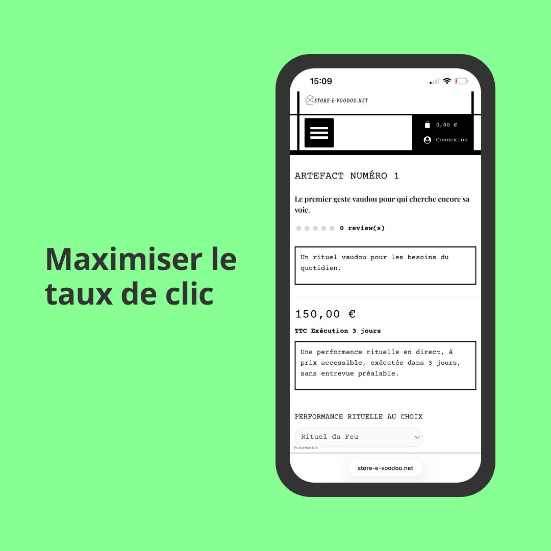 Module benefices produit responsive