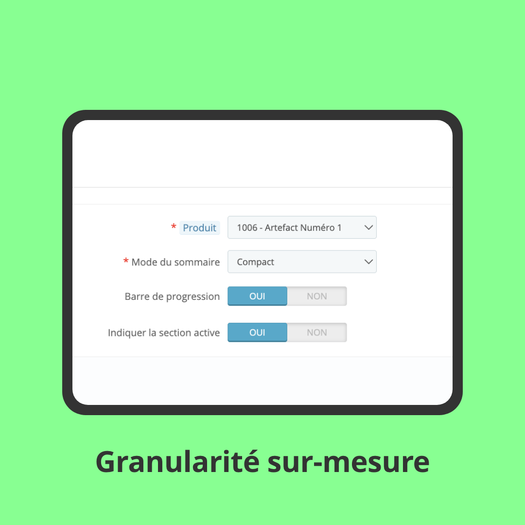 Simplicité d'utilisation du module Banniere Vidéo Produit