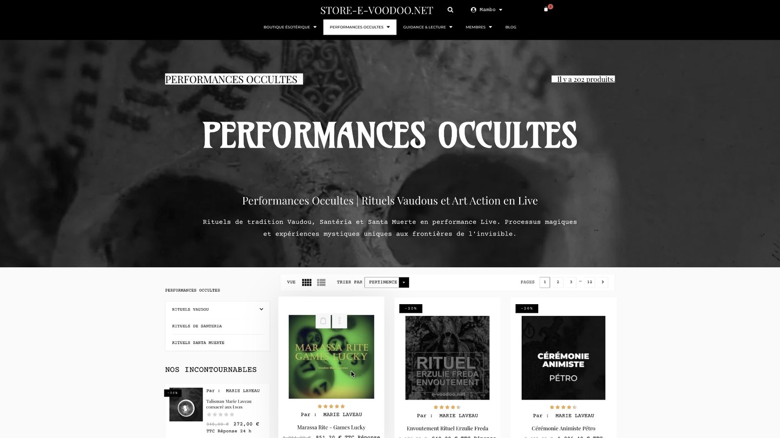 joli overlay noir et blanc sur les images produits